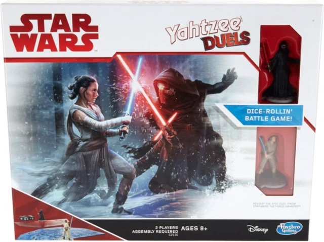 Alt view image 7 of 7 - Star Wars Rey vs. Kylo Ren Yahtzee Duels Board Game