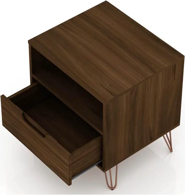 Alt view image 4 of 20 - Rockefeller 1.0  Nightstand in Brown