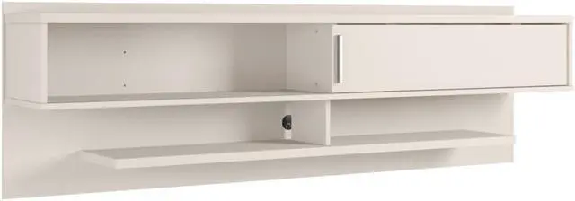 Alt view image 3 of 14 - Astor 70.86 Floating Entertainment Center in Off White