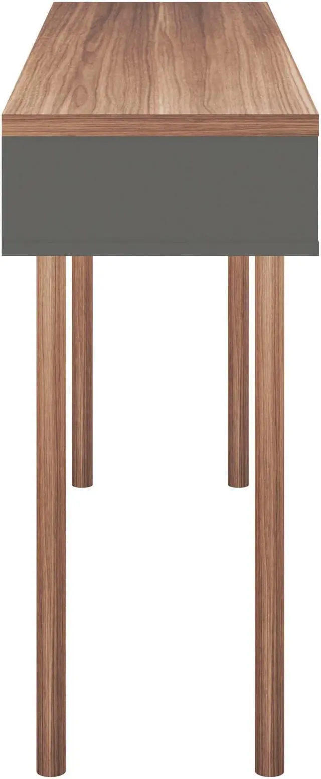 Alt view image 4 of 13 - Windsor 47.24 Console Accent Table in Grey and Nature