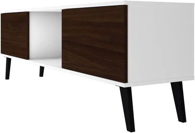 Alt view image 5 of 14 - Doyers 62.20 TV Stand in White and Nut Brown