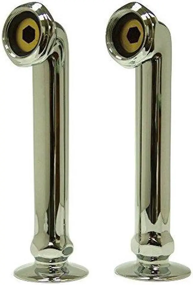 Alt view image 6 of 8 - Kingston Brass CC6RS1 6 in. Deck Mount Risers for Clawfoot Tub Faucet