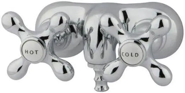 Alt view image 4 of 8 - Kingston Brass CC48T1 Vintage 3-3/8" Wall Mount Clawfoot Tub Filler