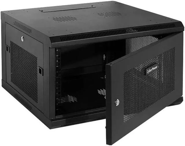 Alt view image 11 of 17 - CyberPower CR6U61001 6U Carbon Wall Mount Enclosure