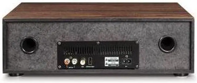 Alt view image 5 of 12 - crosley cr3501awa fleetwood bluetooth fm clock radio and cd player, walnut