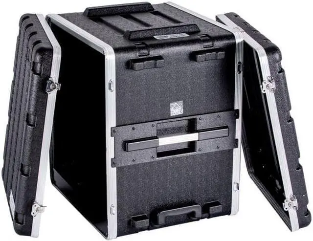 Alt view image 2 of 9 - Deejayled TBH12UABSWHEELS 12u Abs Case With Wheels Locks