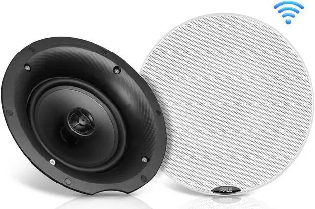 Alt view image 2 of 9 - PYLE PDICBT67 DUAL 6.5IN BT CEILING/WALL SPEAKER KIT
