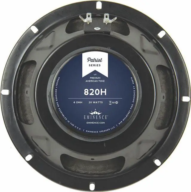 Alt view image 7 of 9 - 8-in 20W RMS to MAX 40W 1-in Voice Coil Diameter 4 Ohms Impedance Ferrite Magnet