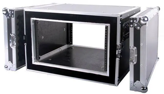 Alt view image 2 of 7 - Deejayled TBH6UADSM21 6u Shock Proof Rack 21" Deep