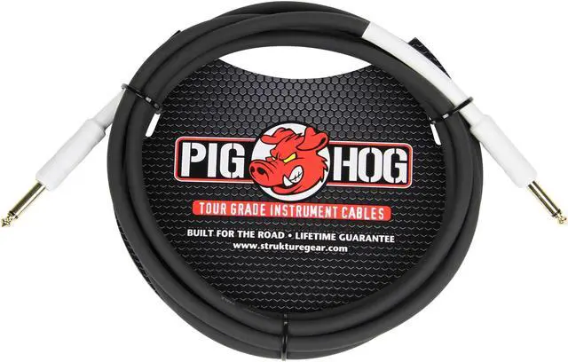 Alt view image 2 of 5 - Pig Hog 6-Foot 1/4-In - 1/4-In 8Mm Tour Grade Instrument Cable
