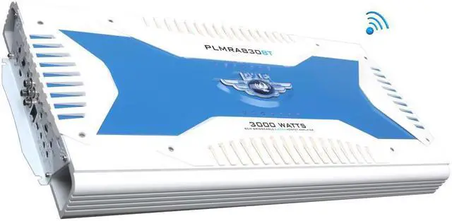 Alt view image 2 of 6 - Pyle Elite Series Waterproof Bluetooth Amplifier, Bridgeable 3000 Watt 8-Channel Amp