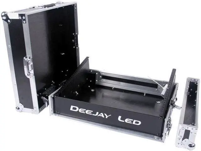 Alt view image 2 of 4 - Fly Drive Case 8u Space Slant Mixer Rack