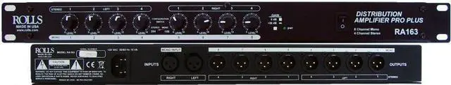 Alt view image 3 of 6 - ROLLS RA163 Distribution Amplifier