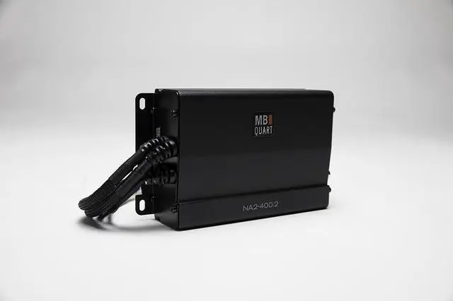 Alt view image 2 of 12 - MB Quart NA2-400.2 compact Two Channel, 400 watt Powersports amplifier