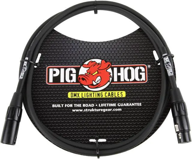 Alt view image 3 of 6 - pig hog phdmx5 3pin dmx lighting cable, 5 feet