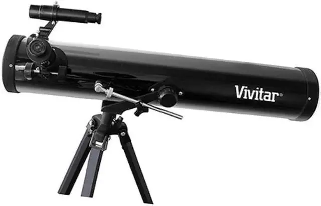Alt view image 4 of 4 - Vivitar VIV-TEL-76700 Reflector Telescope 175x 262x/525x
