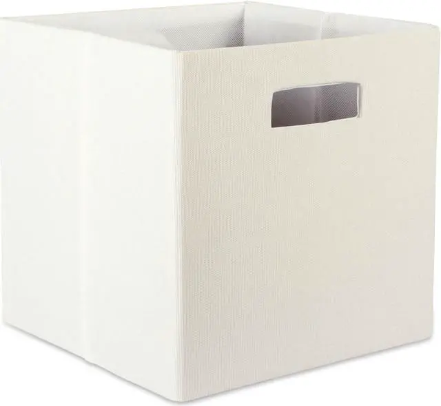 Main image of DII Polyester Cube Solid Off White Square