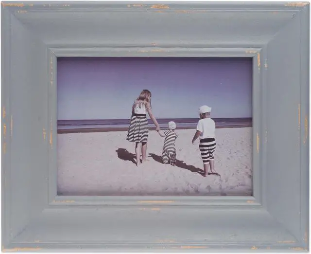 Main image of DII  Farmhouse Distressed Picture Frame Grey