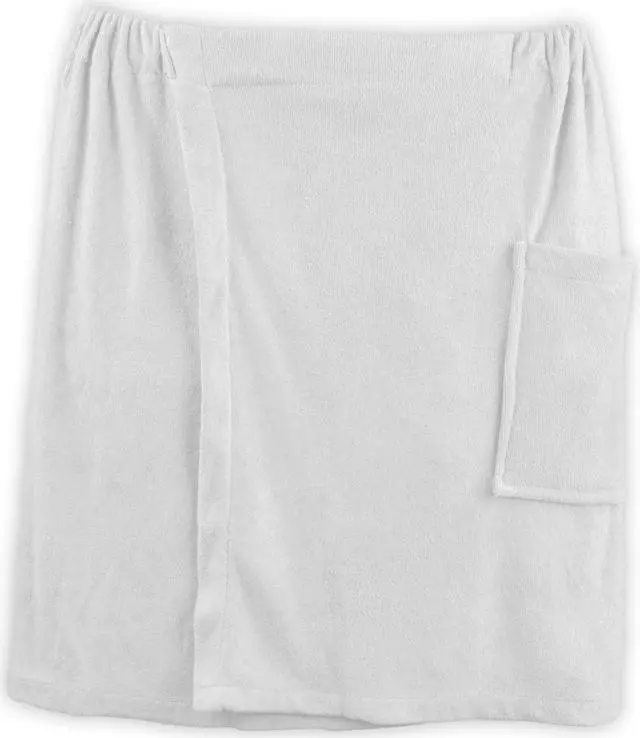 Main image of DII White Shower Wrap Mens