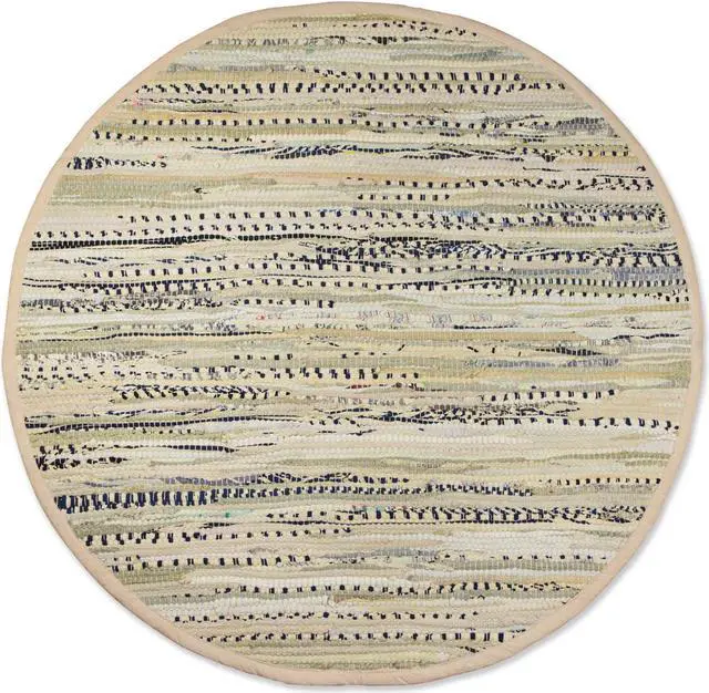 Main image of DII Taupe Round Rag Rug