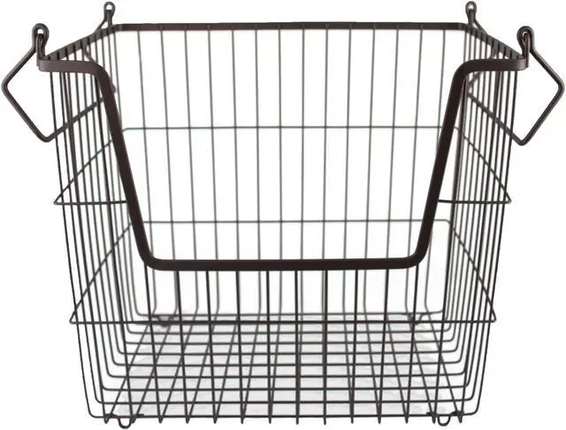 Main image of DII Metal Basket Bronze Rectangle Large