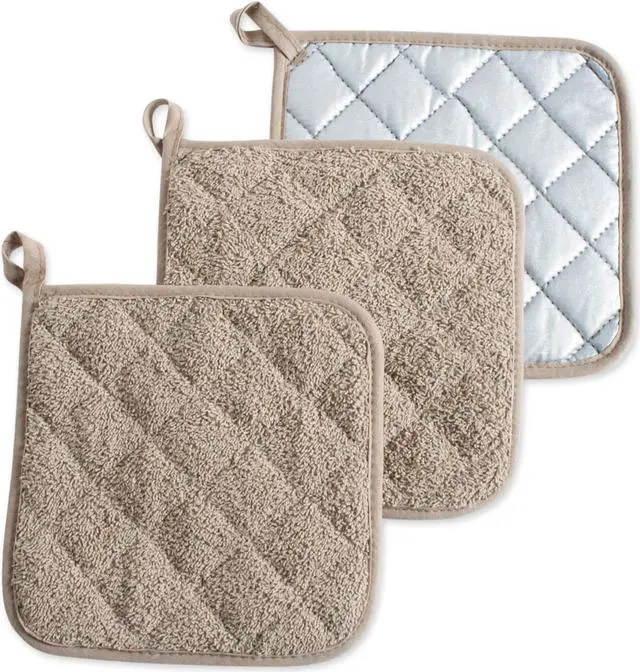 Main image of DII Stone Terry Potholder (Set of 3)