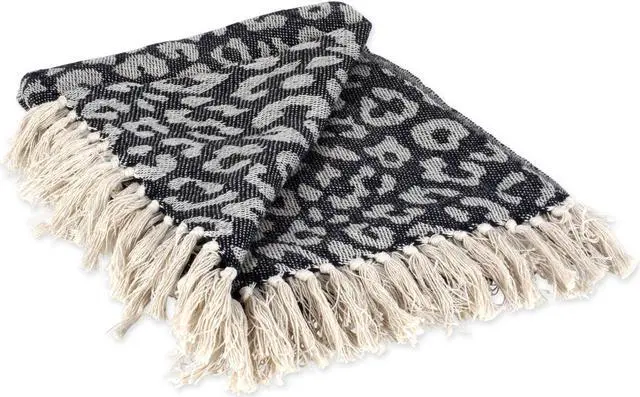 Main image of DII Throw Leopard Black