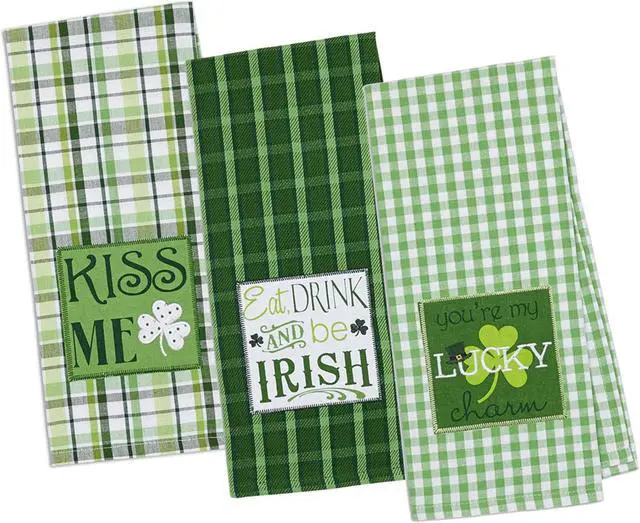 Main image of DII St Pattys Day Embroidered Dishtowel (Set of 3)