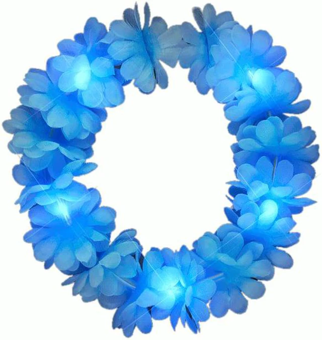 Main image of Blinkee A1350-1 Light Up Flashing Blue Flower Angel Halo Crown Headband