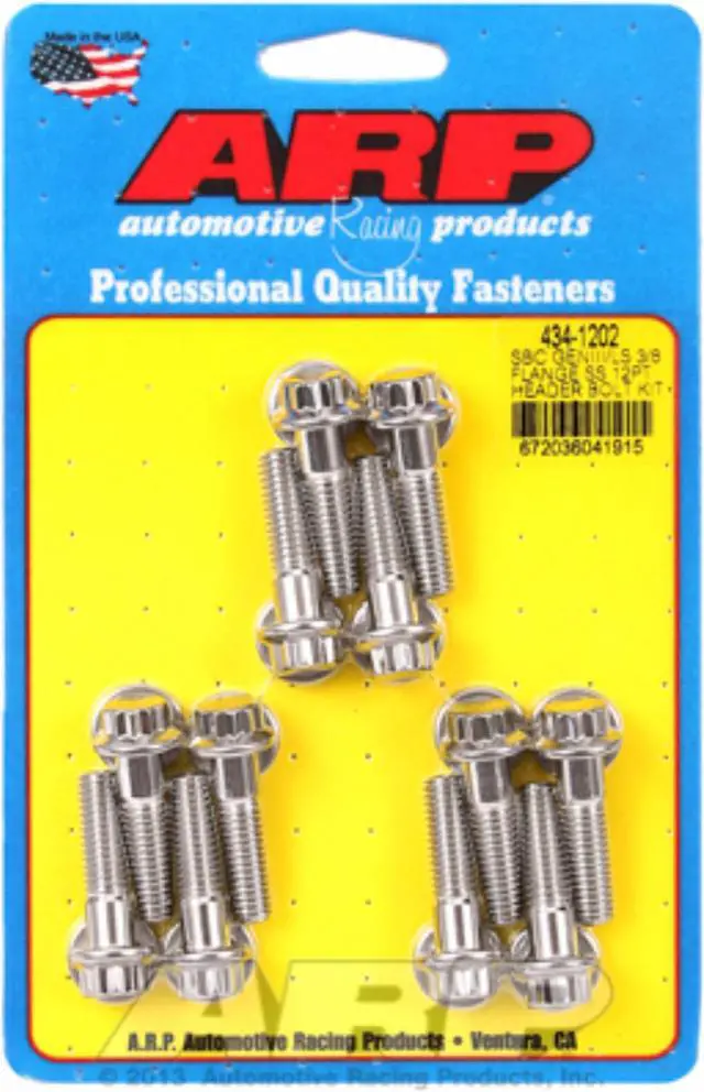 Alt view image 2 of 2 - ARP 434-1202 Stainless Steel Header Bolt Kit