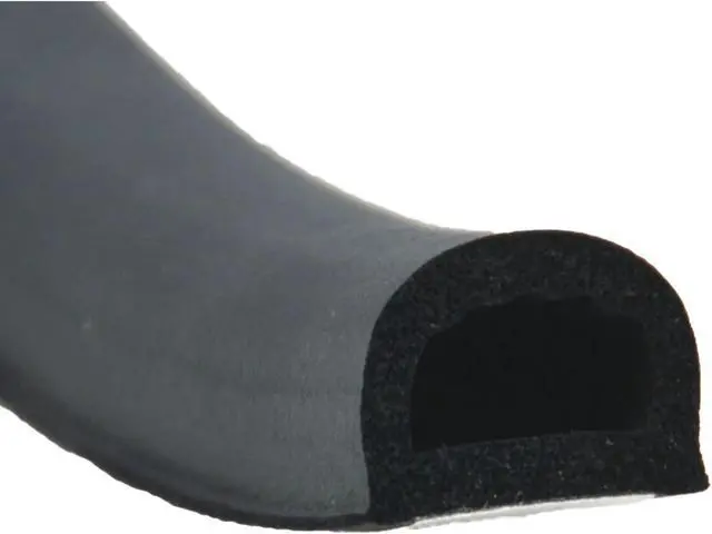 Alt view image 5 of 5 - AP PRODUCTS 018-318 AP Products 018-318 "D" Seal with PSA Tape - 3/4" x 1/2" x 50, Black