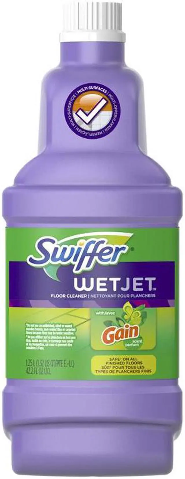 Alt view image 4 of 11 - Swiffer WetJet System Refill, Original, 1.25 L, 4 Bottles (PGC77809)