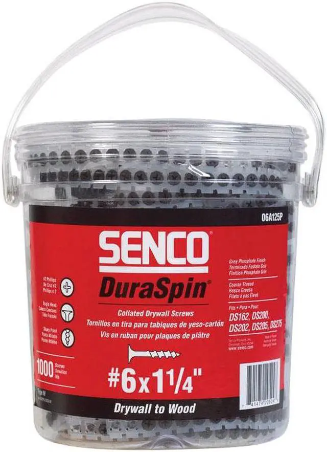 Alt view image 14 of 15 - SENCO 06A125P Screws,1-1/4 In,PK1000