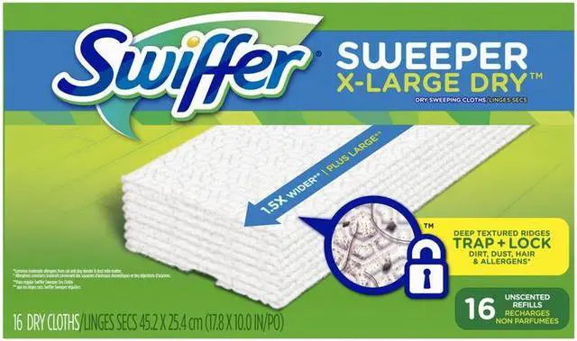 Alt view image 8 of 8 - SWIFFER SWEEPER PRO CLOTHS, PROFESSIONAL - 16