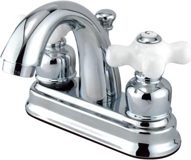 Main image of Kingston Brass KB5611PX Restoration 4 in. Centerset Bathroom Faucet, Polished Chrome