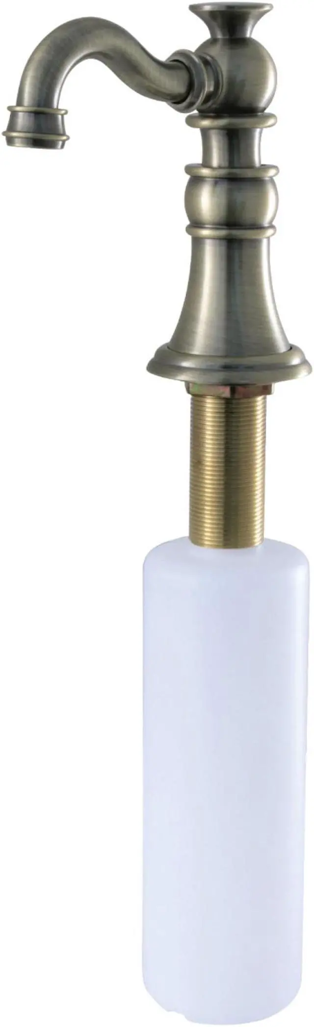 Alt view image 3 of 3 - Kingston Brass SD1973 Modern American Classic Soap Dispenser - Vintage Brass