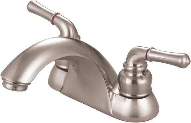 Main image of Kingston Brass KB2628LP 4 in. Centerset Bathroom Faucet, Brushed Nickel
