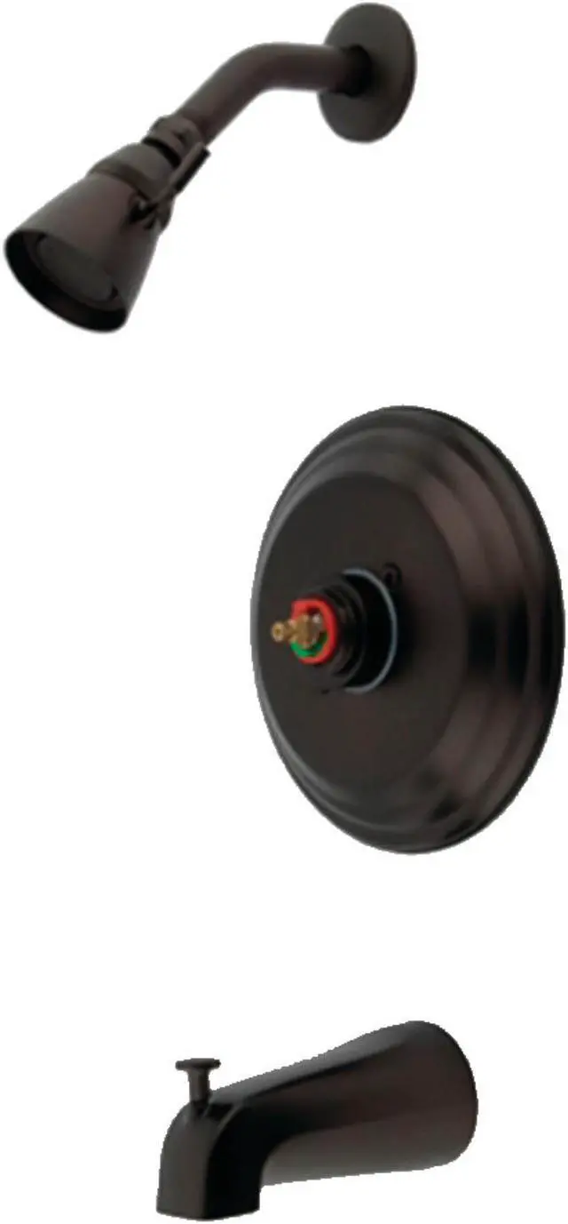 Main image of Kingston Brass KB3635TLH Tub and Shower Trim Only Without Handle, Oil Rubbed Bronze