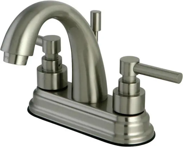 Alt view image 2 of 3 - Kingston Brass KS8618EL Lavatory , Faucet, Satin Nickel