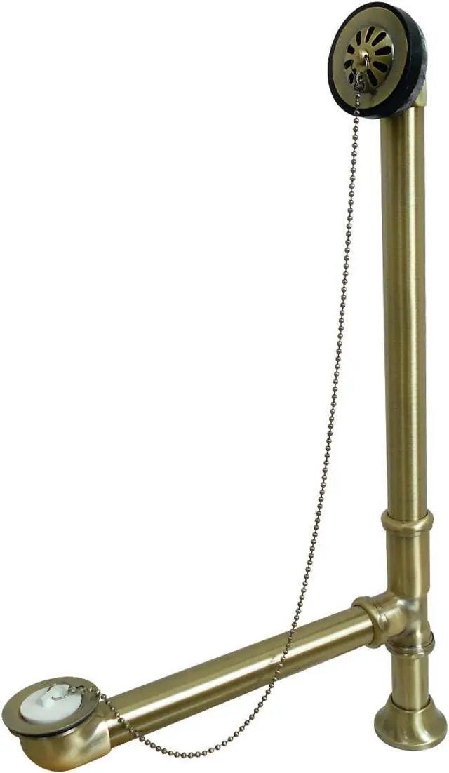 Alt view image 2 of 3 - Kingston Brass CC2093 Vintage Clawfoot Tub Drain, Vintage Brass