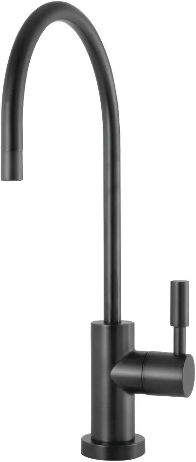 Main image of Kingston Brass KSAG8190DL Modern Reverse Osmosis System Filtration Water Air Gap Faucet - Matte Black