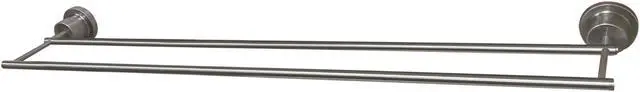 Alt view image 2 of 4 - Kingston Brass BAH821330SN Concord 30 in. Double Towel Bar, Brushed Nickel