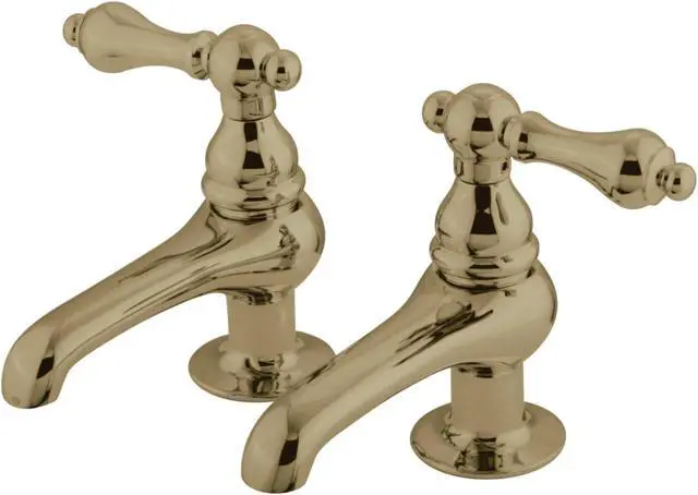 Alt view image 2 of 3 - Kingston Brass CC1L2 Basin Faucet & Metal Lever Handle Polished Brass