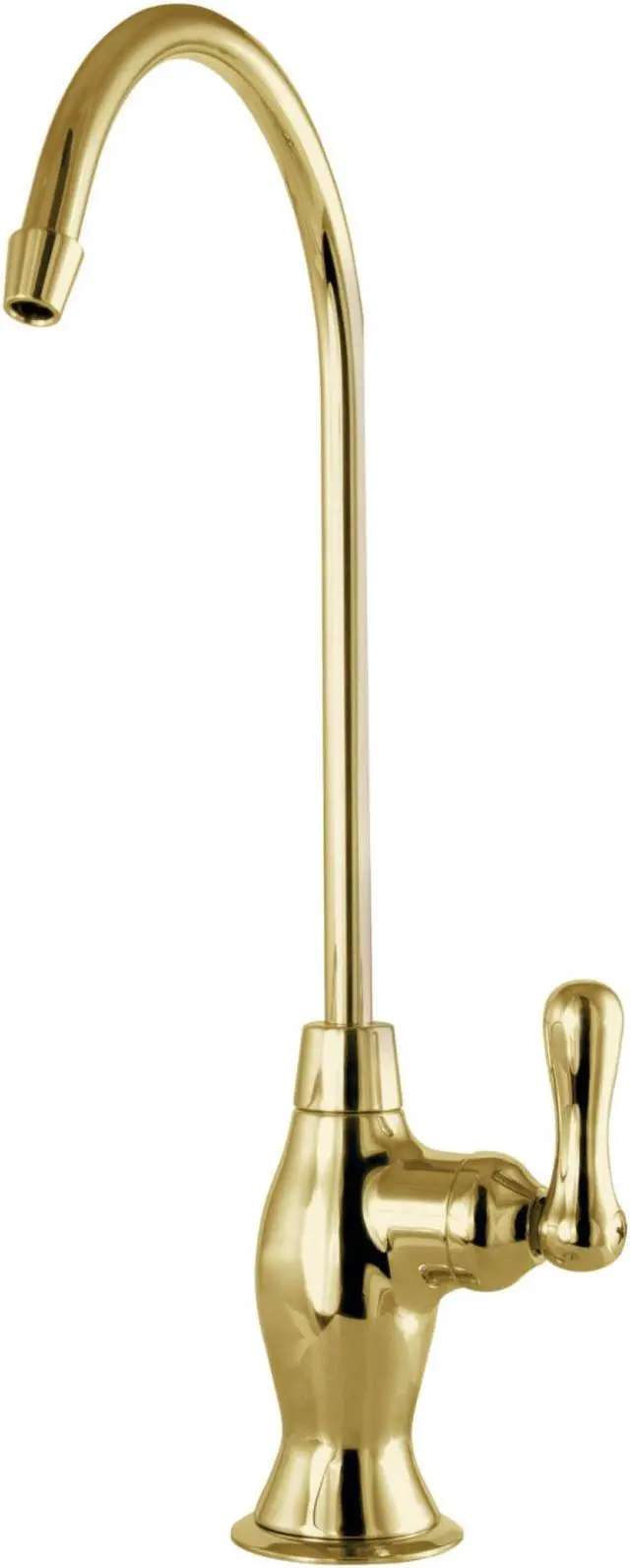 Alt view image 3 of 4 - Kingston Brass KSAG3192AL Traditional Reverse Osmosis System Filtration Water Air Gap Faucet - Polished Brass