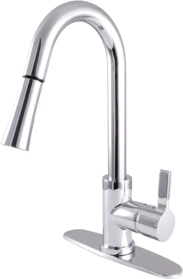 Main image of Gourmetier LS8681CTL Continental Single-Handle Pull-Down Kitchen Faucet, Polished Chrome