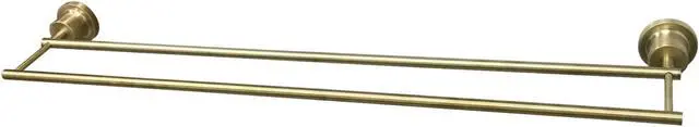Alt view image 3 of 3 - Kingston Brass BAH821330SB Concord 30 in. Double Towel Bar, Satin Brass