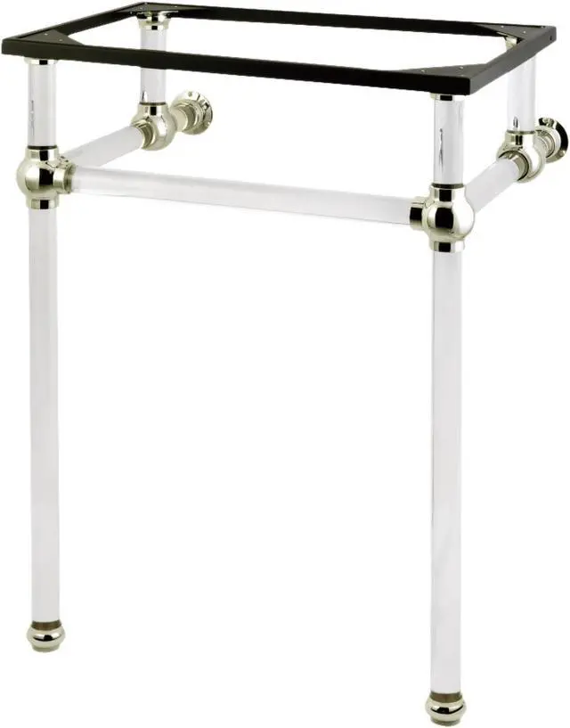 Main image of Fauceture VAH282033PN Console Basin Holder with Acrylic Pedestal, Polished Nickel