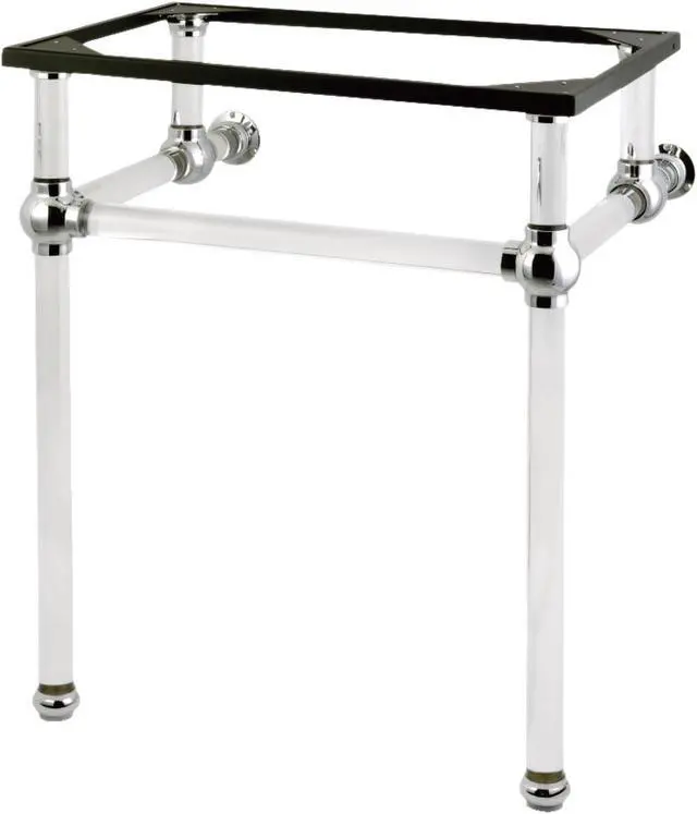 Main image of Fauceture VAH242030C Console Basin Holder with Acrylic Pedestal, Polished Chrome
