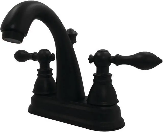 Main image of Fauceture FSY5610ACL 4 in. Centerset Bathroom Faucet, Matte Black