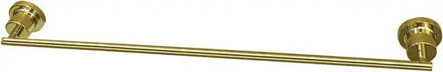 Alt view image 4 of 4 - Kingston Brass BAH82130PB Concord 30 in. Single Towel Bar, Polished Brass